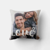 ラブスクエレガントリプトとハート2枚 クッション (裏面)