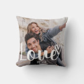 ラブスクエレガントリプトとハート2枚 クッション (正面)