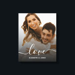 ラブスクエレガントリプト婚約写真 キャンバスプリント<br><div class="desc">ラブスクエレガントリプト婚約フォトキャンバス印刷</div>