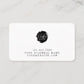 ラブスクミニマルリプト付きハンドメカスタムッド 名刺 (裏面)