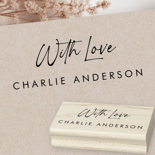 ラブスクリプエレガントトの署名 ラバースタンプ