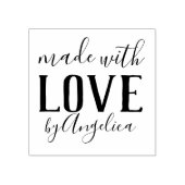 ラブスクリプトで作パーソナライズされたる ラバースタンプ (インプリント)