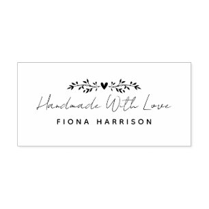 ラブスクリプトで手作り葉の ラバースタンプ