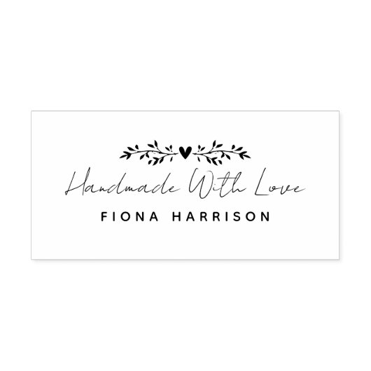 ラブスクリプトで手作り葉の ラバースタンプ (インプリント)