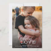 ラブスクリプトを送る可愛いフォトバレンタインデー シーズンカード (正面)