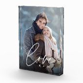 ラブスクリプトオーバーレイパーソナライズされたカップル フォトブロック (右)