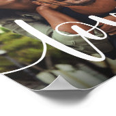 ラブスクリプトオーバーレイフォトプリント ポスター (角)