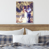 ラブスクリプトオーバーレイ写真 キャンバスプリント (インサイチュ (寝室))