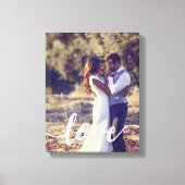 ラブスクリプトオーバーレイ写真 キャンバスプリント (正面)