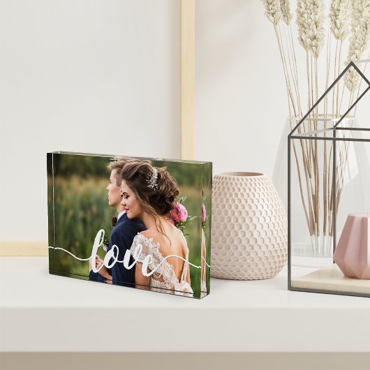 ラブスクリプトオーバーレイ写真 フォトブロック