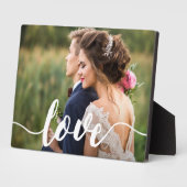 ラブスクリプトオーバーレイ写真 フォトプラーク (側面)