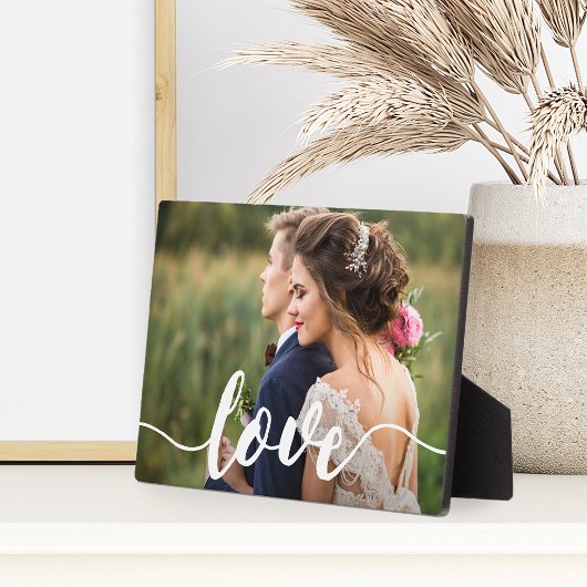 ラブスクリプトオーバーレイ写真 フォトプラーク