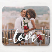 ラブスクリプトオーバーレイ写真 マウスパッド (正面)