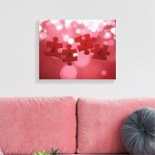 ラブスクリプトパズル作品 キャンバスプリント (インサイチュ (リビング))