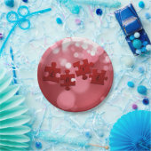 ラブスクリプトパズル作品 ペーパープレート (パーティー)