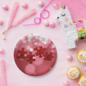 ラブスクリプトパズル作品 ペーパープレート (パーティー)