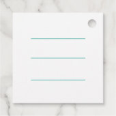 ラブスクリプトパーソナライズされたクラフトショーで作る フェイバータグ (裏面)