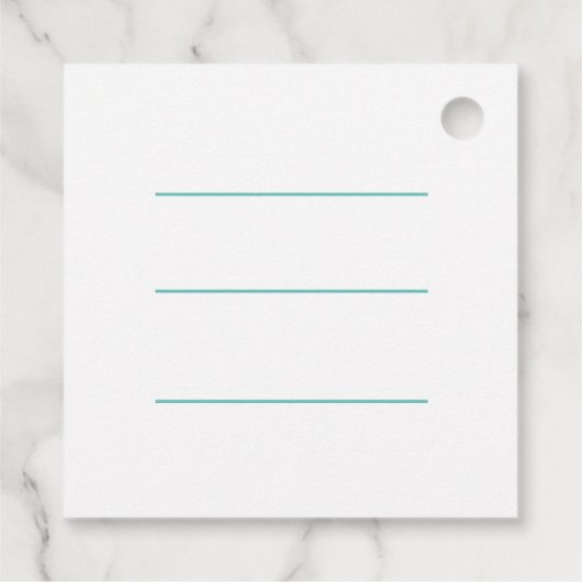 ラブスクリプトパーソナライズされたクラフトショーで作る フェイバータグ (裏面)