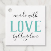 ラブスクリプトパーソナライズされたクラフトショーで作る フェイバータグ (正面)