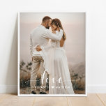 ラブスクリプトパーソナライズされた手書き結婚の写真 ポスター<br><div class="desc">このデザインはLove Script手書きパーソナライズされたの写結婚真ポスターを印刷しカスタマイズて、テキストと一緒に使用できる。このクリックテンプレートを修正するにはカスタマイズ、「IT」ボタンをクリックし、デザインツールを使用して下さい。このデザインに一致する他の製品については、グラフィックアートデザインストアをご覧ください。</div>