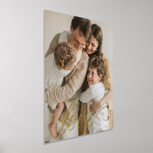 ラブスクリプトファミリーフォイルプリント 箔ポスター (レイダウン)