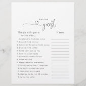 ラブスクリプトブライダルシャワーゲストゲームを検索 (正面)