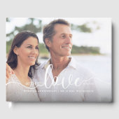 ラブスクリプト記念日マルチフォトコラージュ ゲストブック (正面)