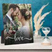 ラブスクリプト ウェディング フォト プレート フォトプラーク (側面)