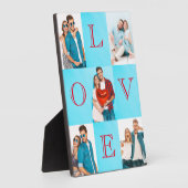 ラブスクリプト オーダーメイド カップル フォト プレート フォトプラーク (側面)