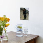 ラブスクリプト カップル 箔ポスター (レイダウン (キッチン))