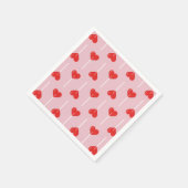 ラブスクーズレッド スタンダードカクテルナプキン (角)