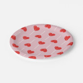 ラブスクーズレッド ペーパープレート (アングル)