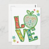 ラブスクールアップル描新学期 ポストカード (正面/裏面)