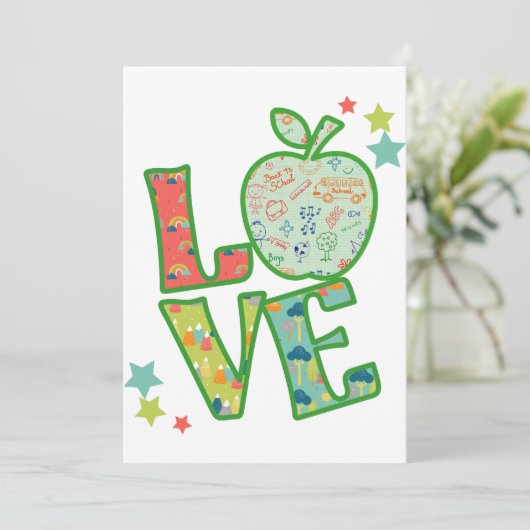 ラブスクールアップル描新学期 招待状 (スタンド正面)