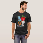 ラブスクールカウンセラー先生感謝おもしろいC Tシャツ (正面フル)