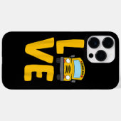 ラブスクールバスドライバースクールバスバスドライバー Case-Mate iPhoneケース (裏面 (横))