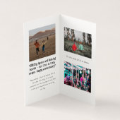 ラブスケルトンおもしろいアニバーサリーカード (内部)