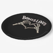 ラブスケルトンハンドクラシック ペーパープレート (アングル)