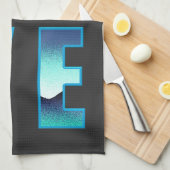 ラブスケートで滑る キッチンタオル (四つ折り)