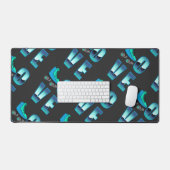 ラブスケートで滑る デスクマット (キーボード&マウス)