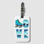 ラブスケートで滑る ラゲッジタグ (正面縦)