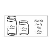 ラブスタンプで作られる ラバースタンプ (インプリント)