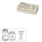 ラブスタンプで作られる ラバースタンプ (押印)