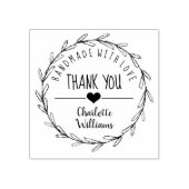 ラブスタンプで手作りありがとう ラバースタンプ (インプリント)