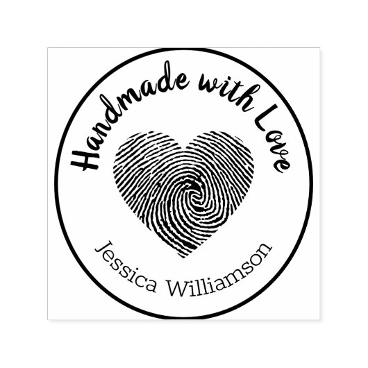 ラブスタンプハート名手作りパーソナライズされた セルフインキングスタンプ (デザイン)