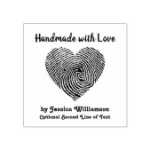 ラブスタンプハート名手作りパーソナライズされた ラバースタンプ (インプリント)