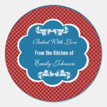 ラブスタ焼いたッカー付きシェブロン贈り物ラベルラベル