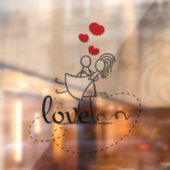 ラブスティックフィギュア窓の貼り付け ウィンドウサイン (シート2)