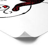 ラブスティンクスアンチ – バレンタインデーことわざポスター ポスター (角)