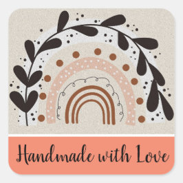 ラブステッカーで手作り スクエアシール
